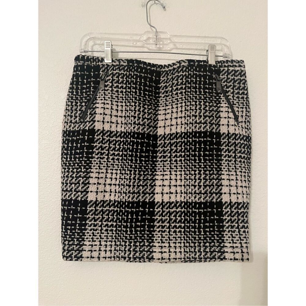 Haute Hippie Black Swan Wool Skirt NEW NWT